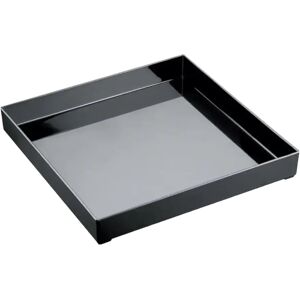 Gold Plast Plateau en plastique noir carre 30x30cm