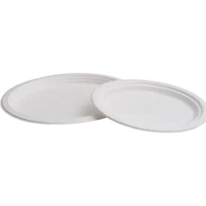 Betik Assiette Ovale Canne a sucre 32x26cm (Lot de 50)