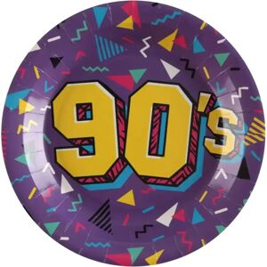 Assiette 90's - Lot de 10