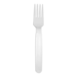 Fourchette incassable PP Blanc - Lot de 6 - Publicité