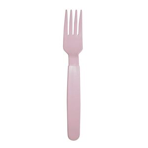 Fourchette incassable PP Rose Pastel - Lot de 6