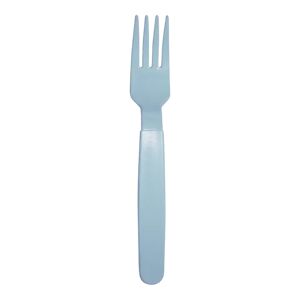 Fourchette incassable PP Bleu Pastel - Lot de 6 - Publicité