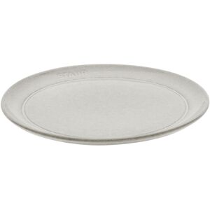 Staub Dining Line Assiette basse 20 cm, Céramique, Truffe blanche