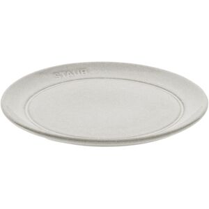 Staub Dining Line Assiette basse 15 cm, Ceramique, Truffe blanche