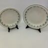 Lot de 2 plats creux "DIGOIN" vintage Blanc