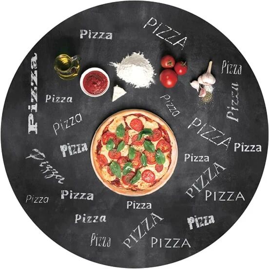 Plateau à pizza en verre 35 cm Pradel Excellence [Transparent]