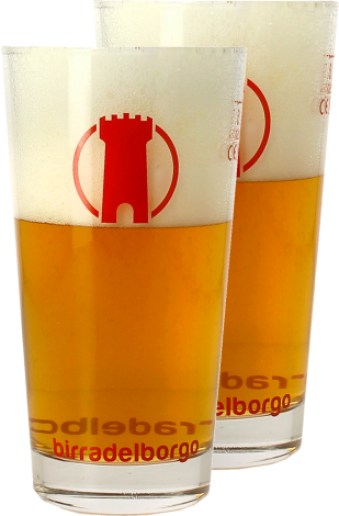 Birra Del Borgo Pack 2 Verres Plat Birra Del Borgo - 33 Cl   Saveur Bière