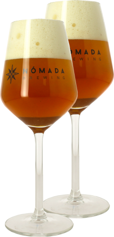 Nómada Brewing Pack 2 Verres Nómada - 30 Cl   Nómada Brewing   Saveur Bière