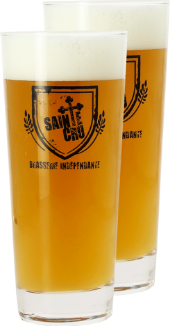 Brasserie Sainte Crucienne Pack 2 Verres Brasserie Sainte Cru   Brasserie Sainte Crucienne   Saveur Bière