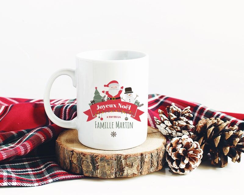 Cadeaux.com Mug personnalisé - Joyeux Noël