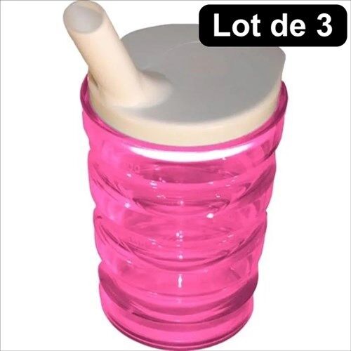 Performance Health Gobelet anti-déversement - Rose - Lot de 3