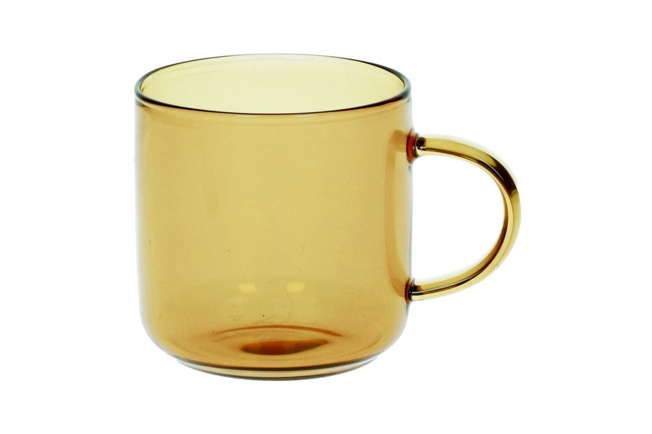 Pomax Boîte 4 Tasses Espresso Lasi jaune