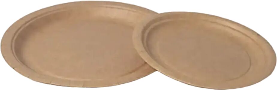 Assiette Carton Kraft ø 18cm (Lot de 6)