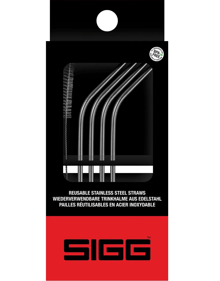 SIGG Drinking Stainless Steel Straw Set