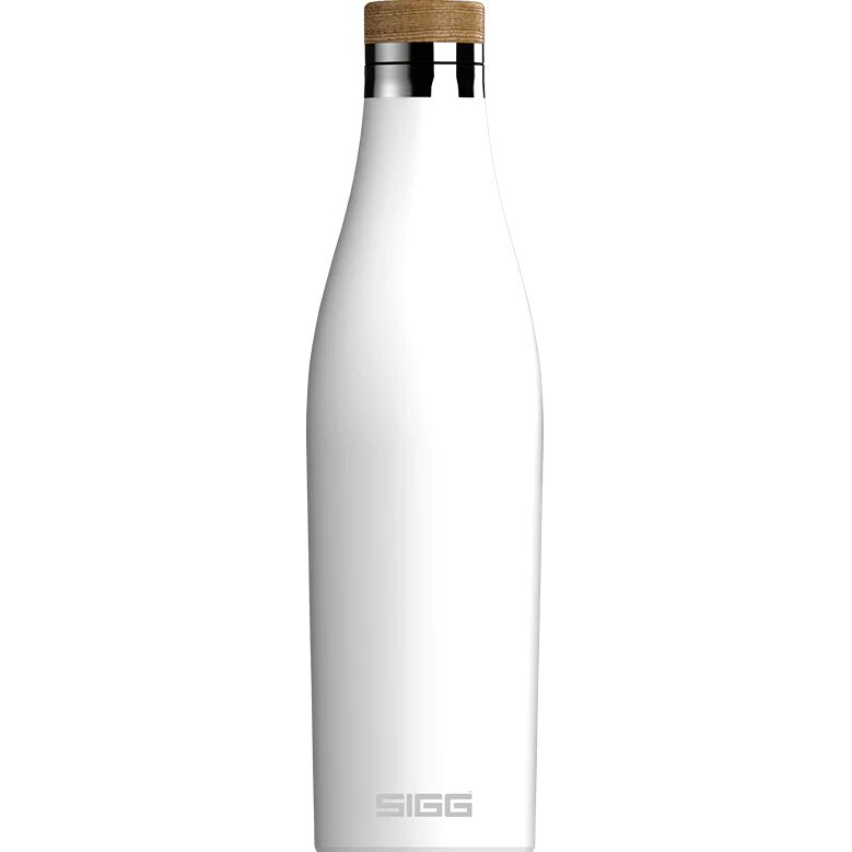 SIGG Meridian Water Bottle - Stainless Steel, White / 0.5L