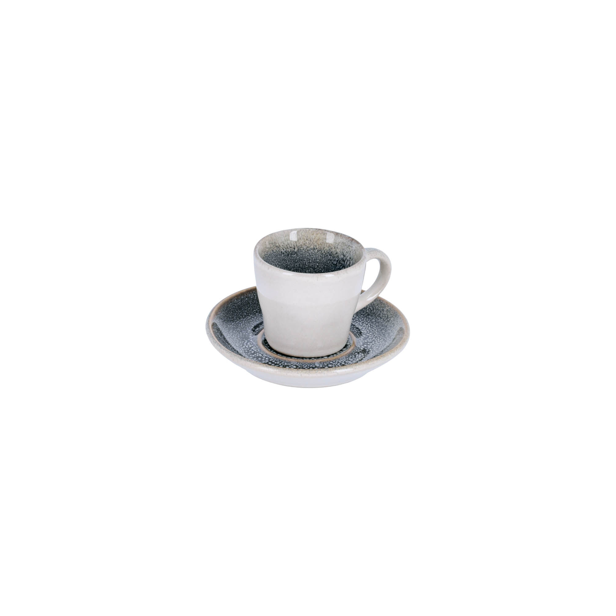 Kave Home Light blue Sachi coffee cup with plate