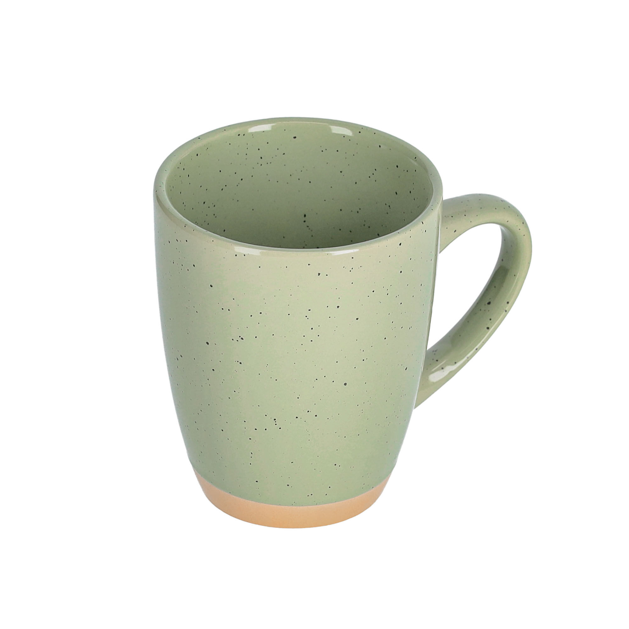 Kave Home Aratani ceramic mug light green