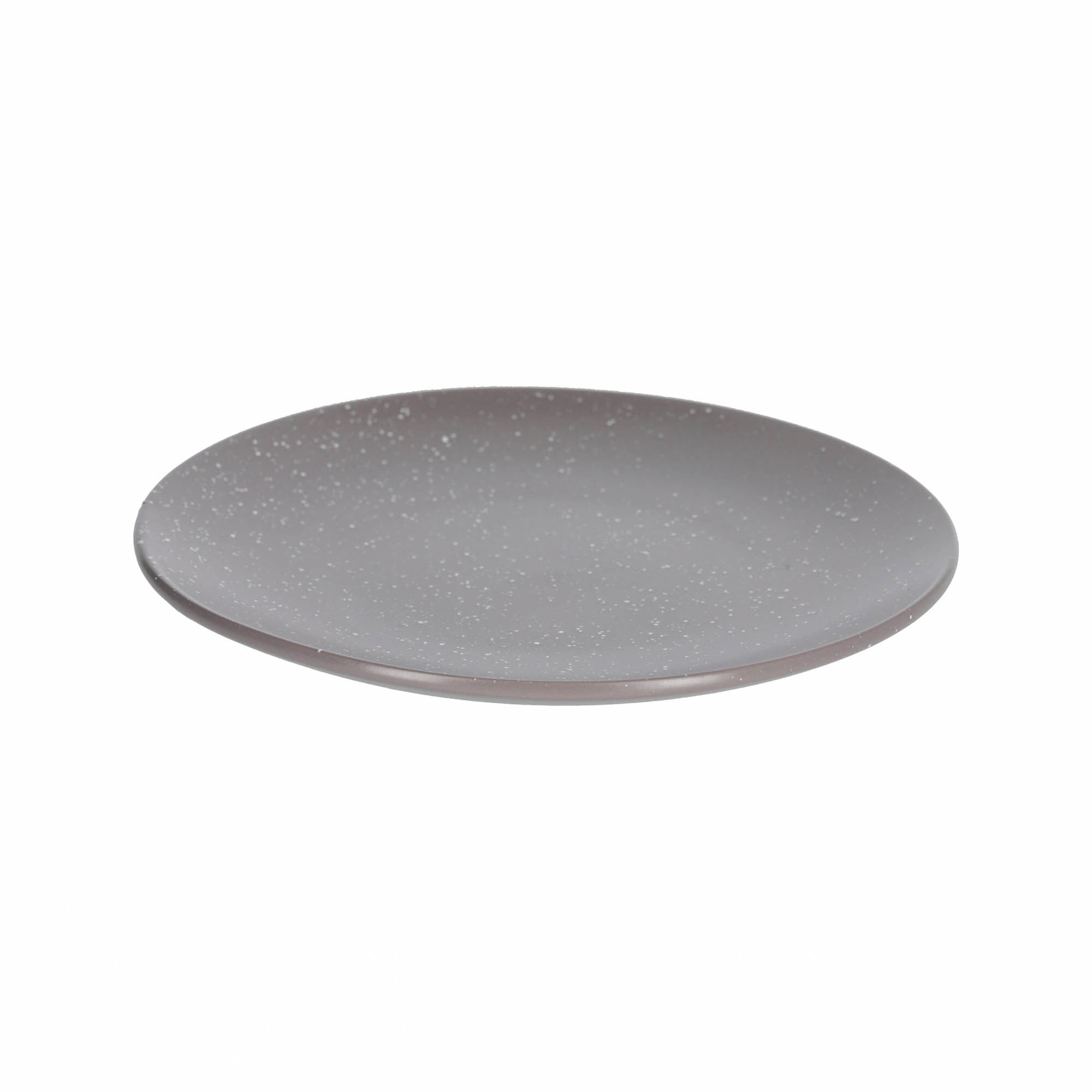 Kave Home Aratani ceramic plate dark grey