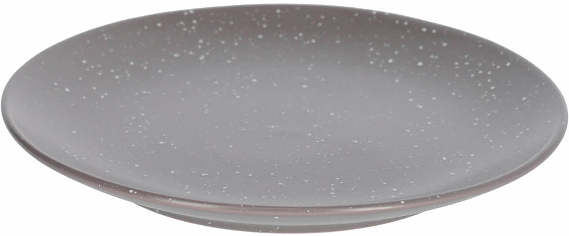 Kave Home Aratani ceramic dessert plate dark grey