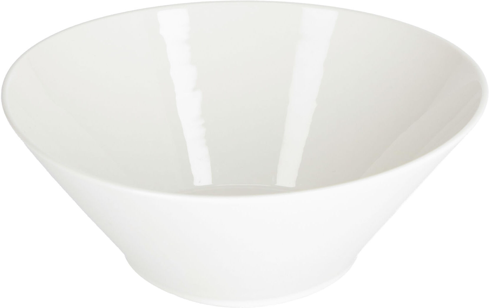 Kave Home Pierina large oval porcelain bowl in white