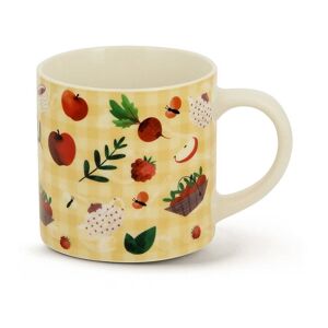 Neavita Happy Fruits - Mug Tazza in Ceramica Gialla