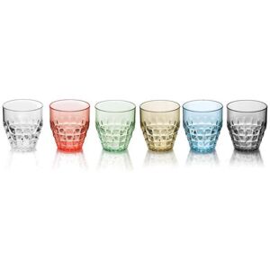 Fratelli Guzzini Set 6 Bicchieri Bassi Tiffany