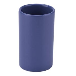 SENSEA Bicchiere porta spazzolini Legend  L 6.5 x H 11.0 in ceramica blu