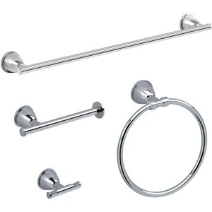 Leroy Merlin Set di accessori da bagno in acciaio cromato