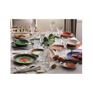 Brandani Gift Group TAVOLA SET 18 PEZZI COLLEZIONE CAOS IN PORCELLANA COLORI E DECORI ASSORTITI