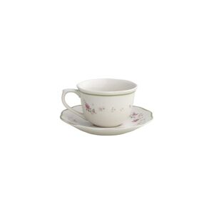 Brandani Gift Group TAZZA THE NONNA ROSA SET 2 PZ PORCELLANA