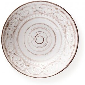 Brandani Gift Group PIATTO FONDO BIANCO IN STONEWARE SERENDIPITY