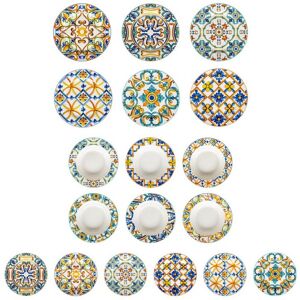 Brandani Gift Group SERVIZIO PIATTI PORCELLANA NEW BONE CHINA 18 PZ MEDICEA