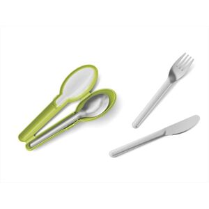 EMSA Set Posate Verde 3 Pezzi Con Custodia N1071800