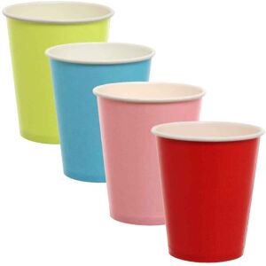 Bicchieri Di Carta In Cartoncino Colorati Dopla Party 250ml