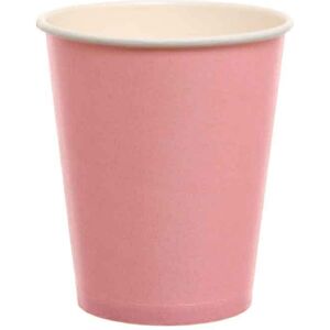 20 Bicchieri Di Cartoncino Rosa Dopla Party 250ml