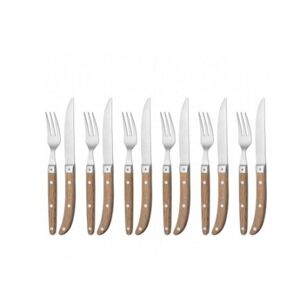 WMF 12.8063.6046 set di posate 12 pz Marrone, Metallico (4000530666017)