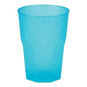 gold plast bicchiere da cocktail blu turchese 35cl (set di 20)