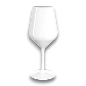gold plast bicchiere da vino vino cocktail bianco 47cl (tritan)