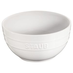Staub Ceramique Ciotola rotonda - 17 cm, Colore bianco puro