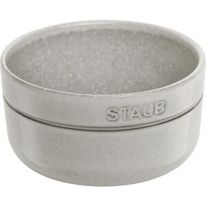 staub dining line ciotola rotonda - 12 cm, tartufo bianco