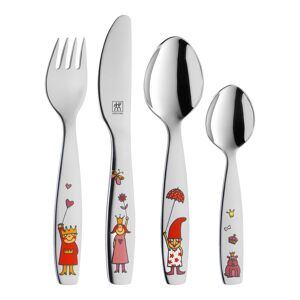 ZWILLING Prinzessin Emilie Set di posate da bambino - 4-pz., 18/10 acciaio inossidabile