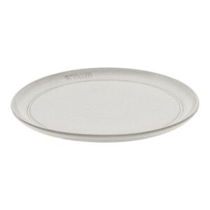 Staub Dining Line Piatto piano rotondo - 22 cm, tartufo bianco