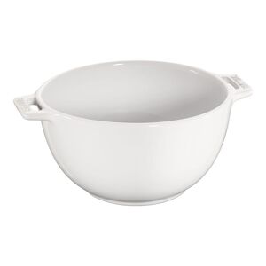 Staub Ceramique Ciotola rotonda - 18 cm, Colore bianco puro