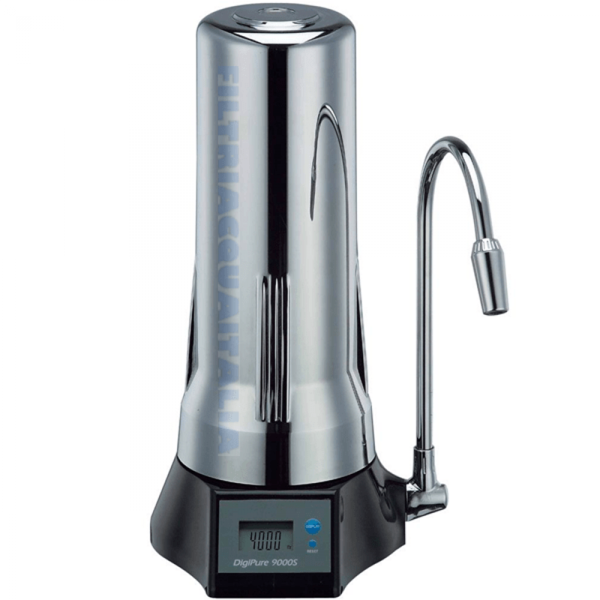 digipure 9000s microfiltrazione acqua sopralavello cucina colore silver cromato filtri acqua italia®