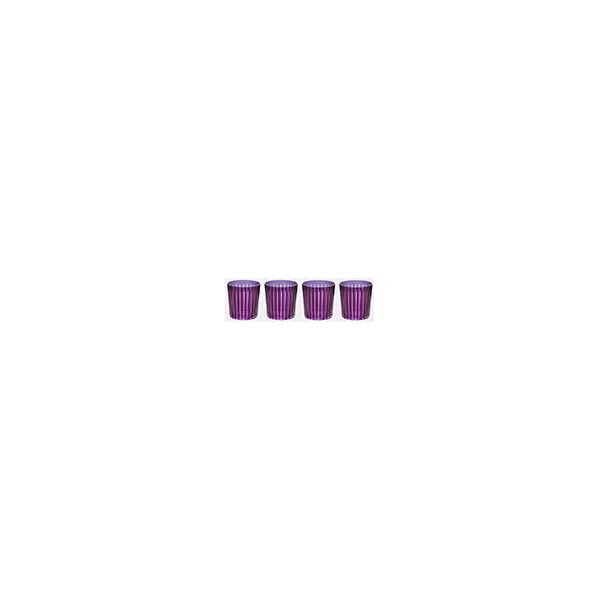 l'objet 'prism' cocktail glass, set of four, purple