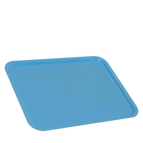 poloplast vassoio da servizio paperino 30x40 cm in plastica rigida azzurra