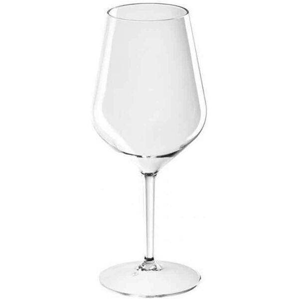 goldplast set 6 bicchieri calici da vino e cocktail infrangibili riutilizzabili 470cc