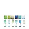 BITOSSI HOME Set Di 12 Bicchieri E Bicchieri Da Vino Blu 01