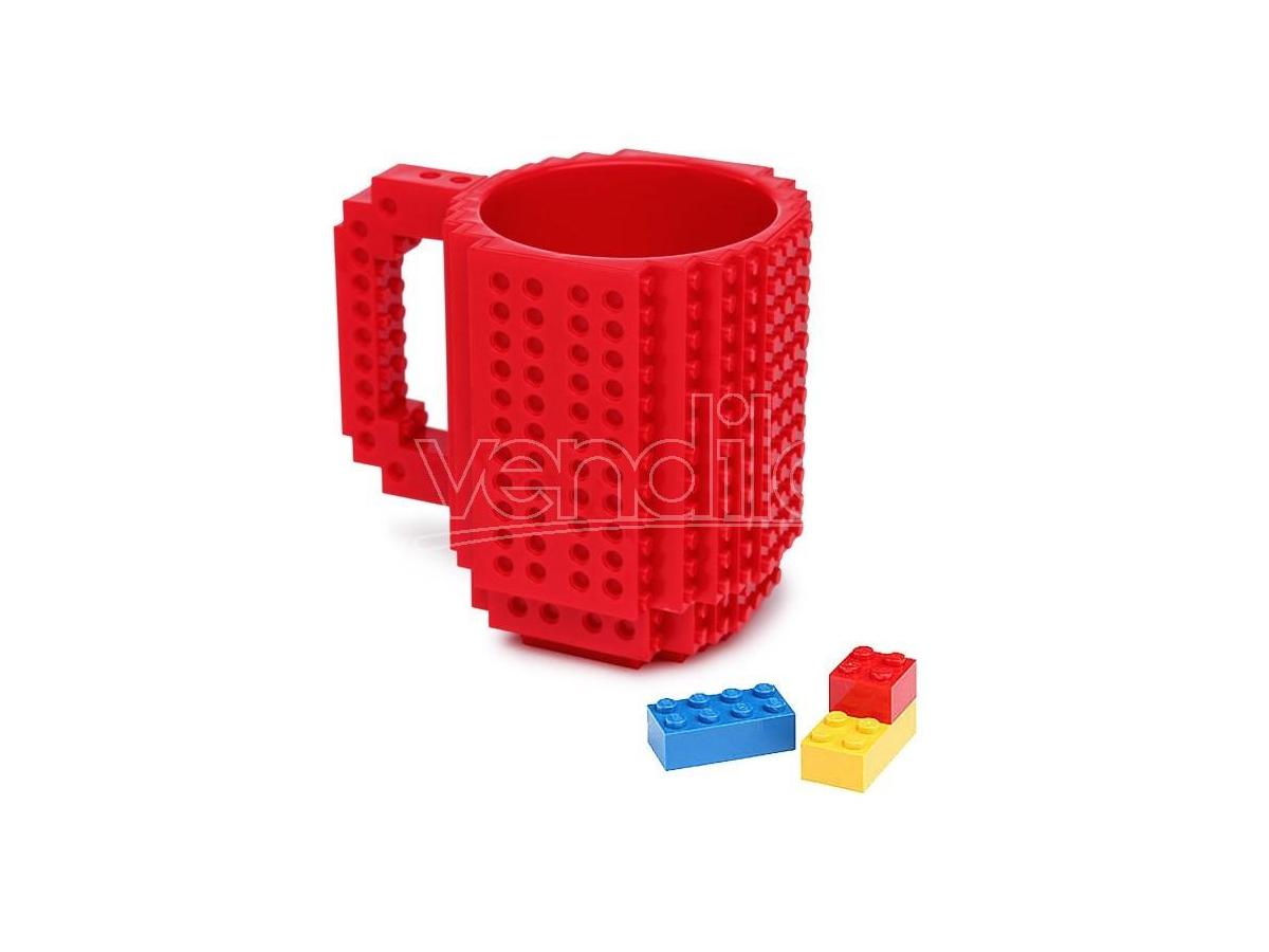 THINKGEEK Lego Rossa Build On Brick Tazza