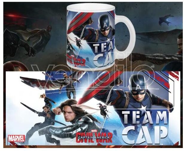 SEMIC Captain America Cw Team Cap Tazza